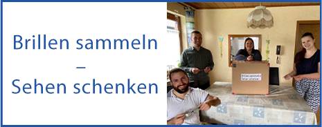 Brillen sammeln - Sehen schenken